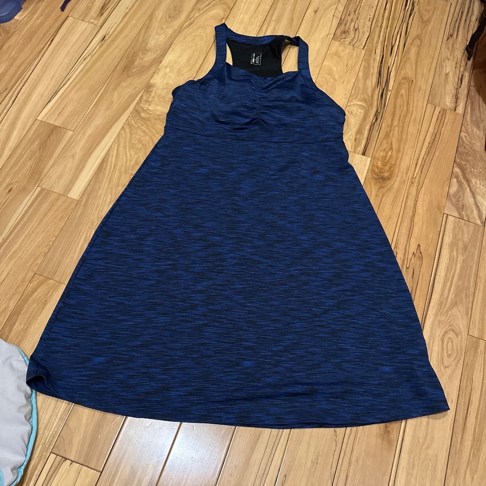 Mondetta sports dress space dye navy blue black